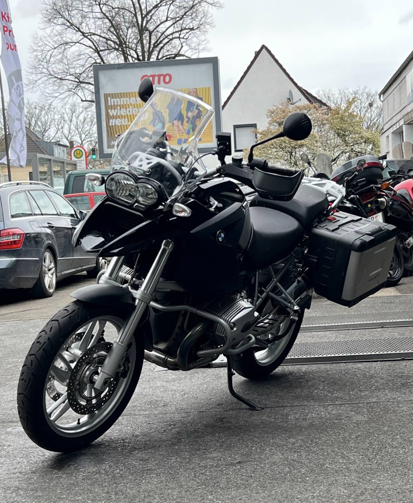 BMW R 1200 GS in der Werkstatt